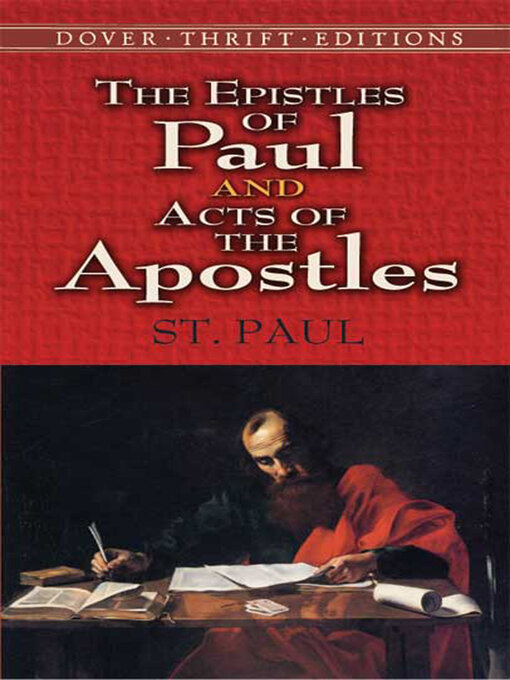 Title details for The Epistles of Paul and Acts of the Apostles by St. Paul - Wait list
